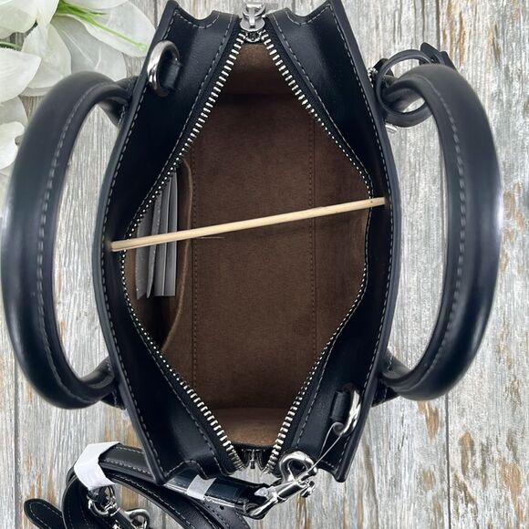 Coach Andrea Carryall Bag With Bow Print & Smooth Leather Crossbody Purse - Picture 15 of 15